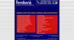 Desktop Screenshot of ferrobone.cl