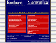 Tablet Screenshot of ferrobone.cl
